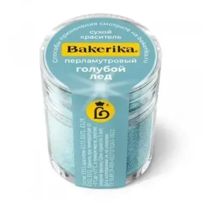 Краситель сухой перламутровый Bakerika «Голубой лед» 4 гр
