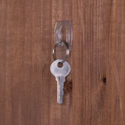 Крючки СИЛА SCH-K20-T6 для ключей с технологией бесследного удаления 6 шт 8 полосок до 400 г прозрачные | Сила