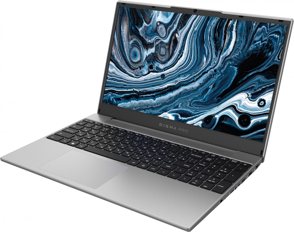 Ноутбук  Digma Pro Breve 15.6 ", Ryzen 7, 16 Гб RAM, 512 Гб SSD, Radeon Graphics, Серебристый