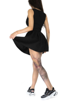 Колготки с принтом в виде карпа кои на левой ножке (Размер: S-M-L) (Цвет: бежевый)