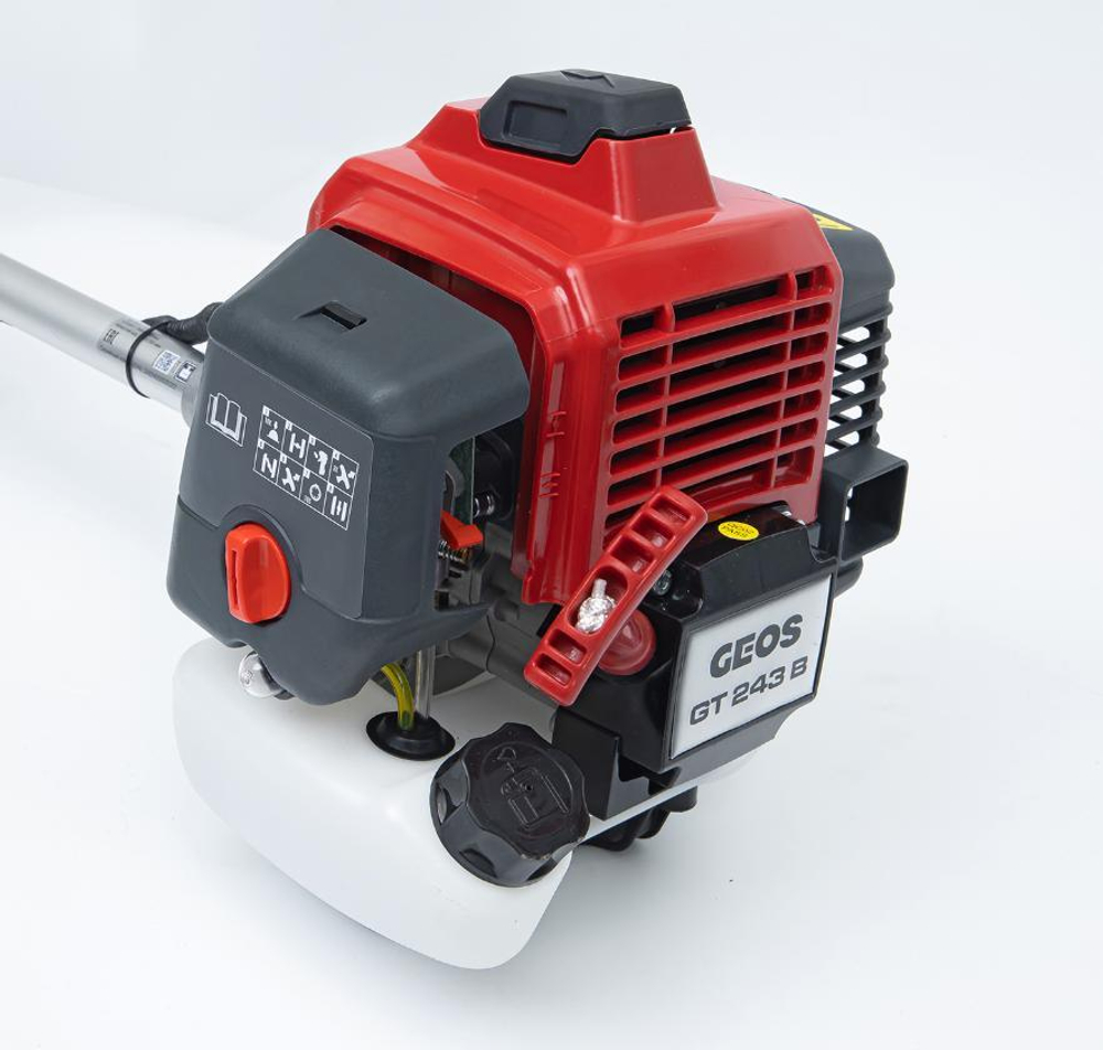 Триммер бензо Geos GT 243 B п/профессиональный (1,3кВт леска/нож=41/25см 7кг)