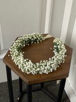 Свадебный венок из гипсофилы