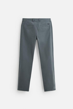ZARA БРЮКИ ЧИНОС SKINNY FIT, МЯГКИЙ СЕРЫЙ