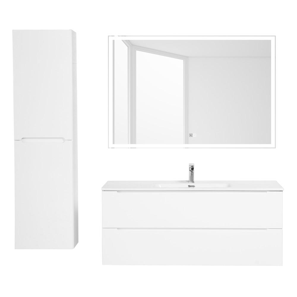 Подвесная тумба с раковиной BelBagno ETNA Bianco Lucido 120 см ETNA-1200-2C-SO-BL-P + BB1200ETL