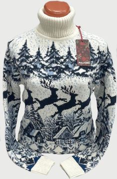 Pulltonic женский из шерсти и кашемира "Сказка" Размеры (42-50). LADY