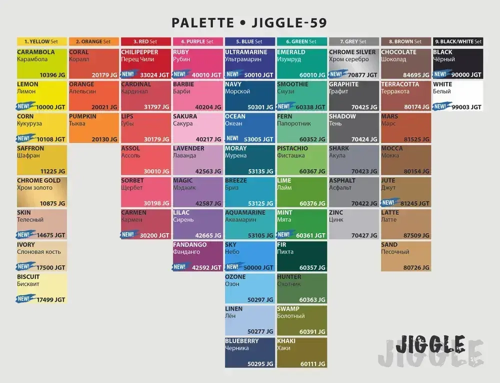 Аэрозольная краска для граффити в баллончике JIGGLE PRO суперматовая, 520 мл, ASSOL / Ассоль - 2 шт