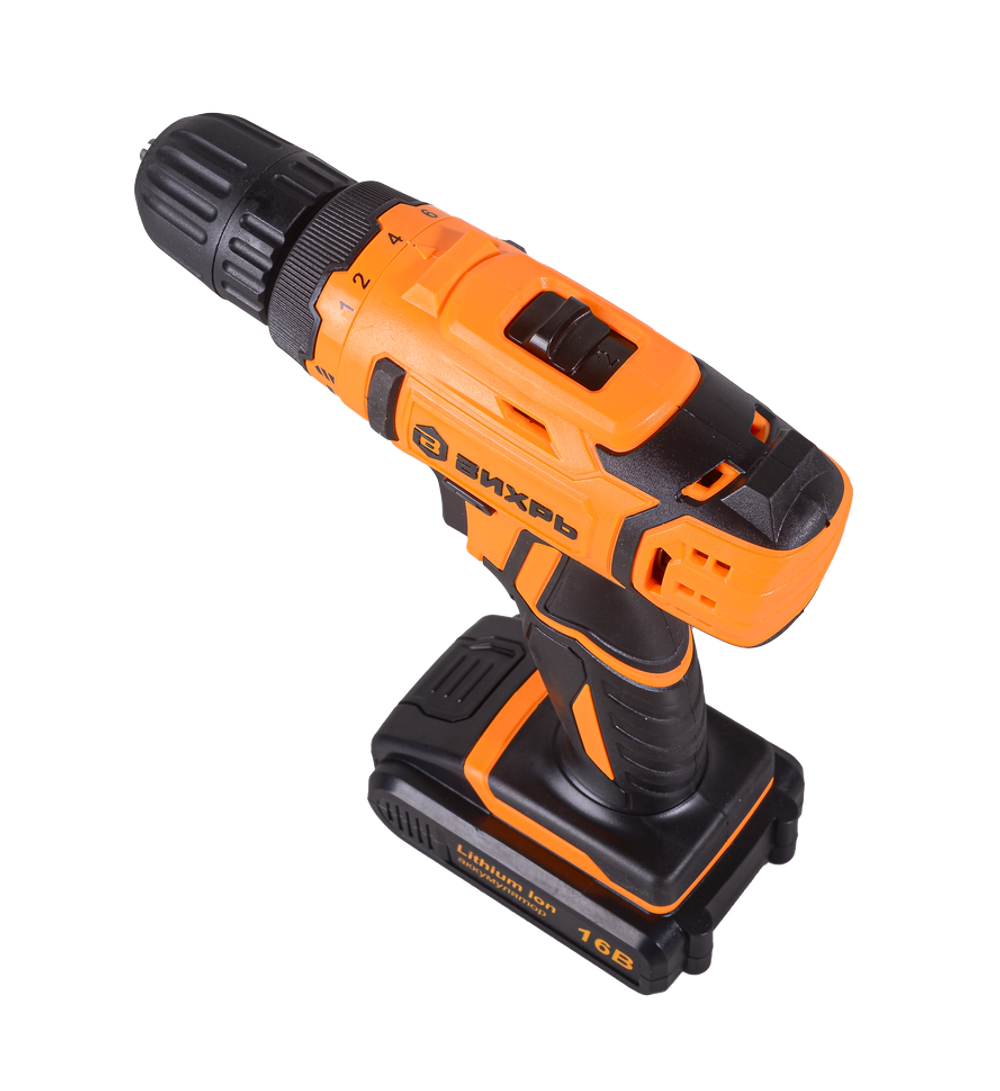 Дрель-шуруповерт Вихрь ДА-16Л-2К (2,0 А/ч)