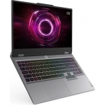 Ноутбук Lenovo LOQ 15AHP10 AMD Ryzen 7 250/16Gb (1*16 D5)/SSD512Gb/RTX5060 8Gb (100W)/15.6"/IPS/FHD/1920x1080/144Hz/Win11 (SL English)/RJ-45/Luna Grey/2.4kg (83JG007PUS)