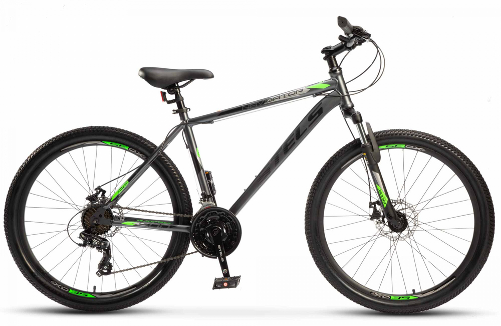 Велосипед 26" Stels Navigator-500 MD р.16" темно серый