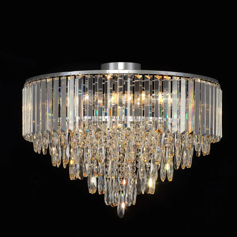 Citilux LEONNA CL320191 Люстра хрустальная Хром