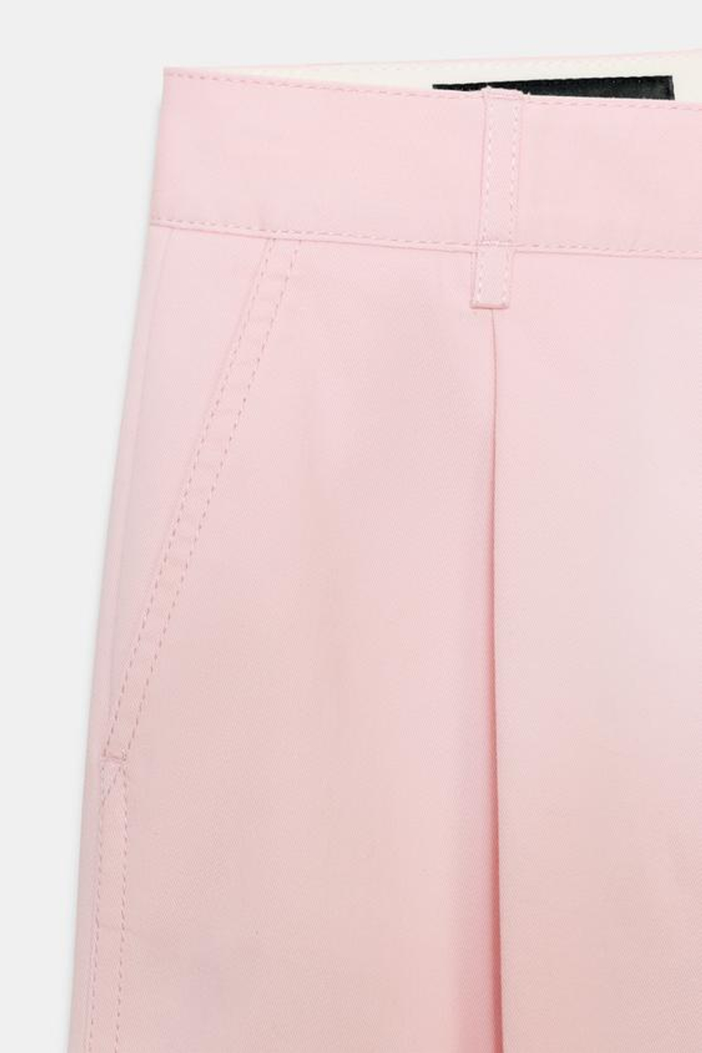 ZARA БРЮКИ ЧИНОС С ЗАЩИПАМИ, РОЗОВЫЙ