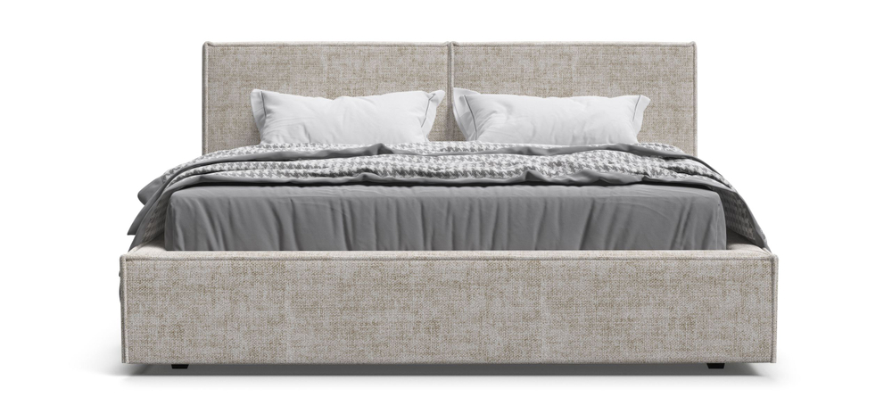 Норд Кровать+ПМ 160 Шенилл Смарт Кварц