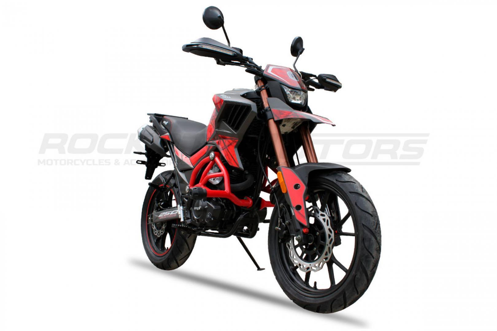 Мотоцикл турэндуро ROCKOT HOUND 250 LUX (красный, ЭПТС) (2)
