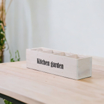 Органайзер, 44х12х13, Флоутард, для хранения вещей, кухни, для специй и ванны, деревянный, в голландском стиле, белый, Dipriz