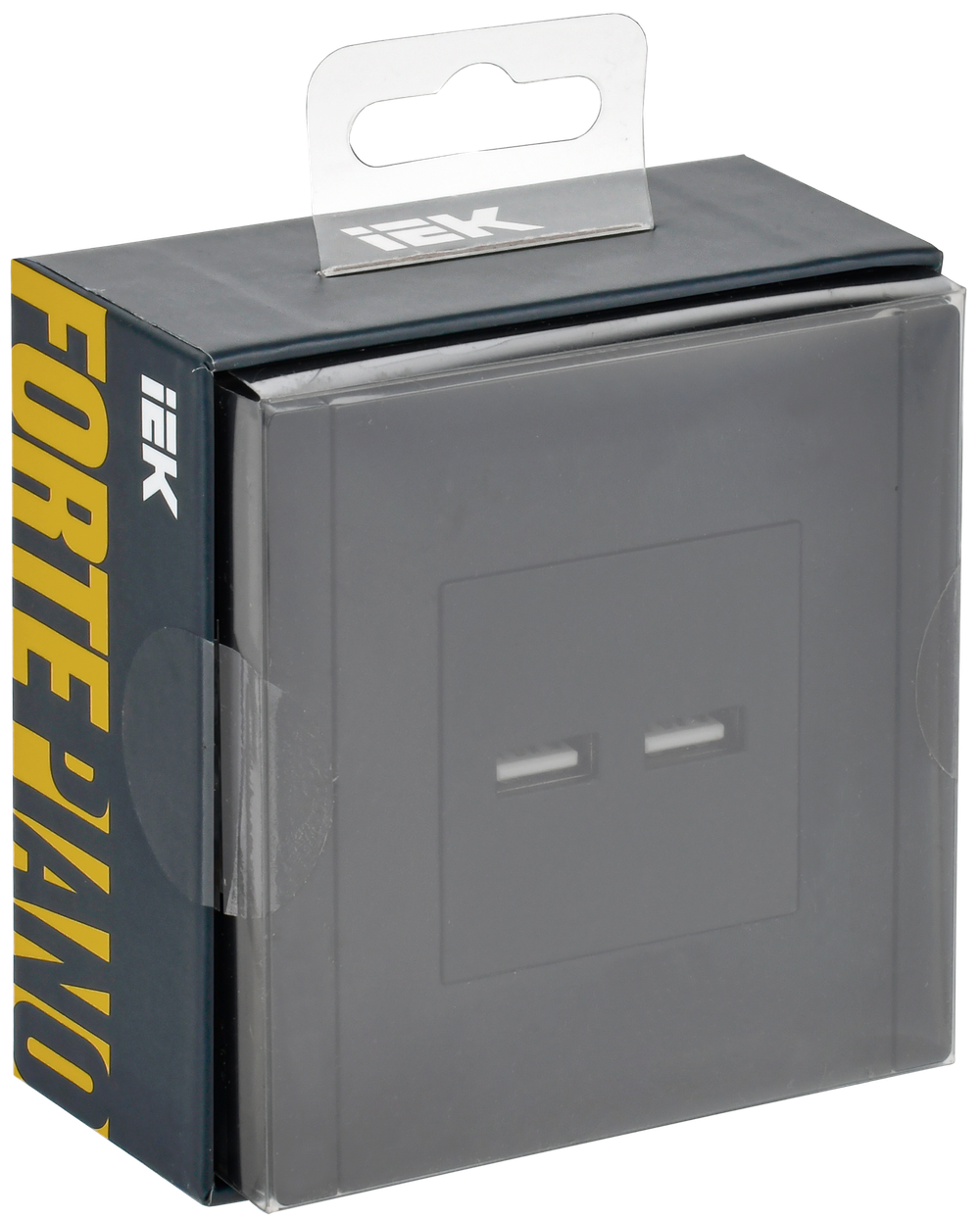 FORTE&PIANO Розетка USB A+A 3,1А FP349 серый IEK