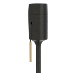 Торшер champagne black (Д- 38, В-140 cm) 1,5 m. pvc провод с вилкой