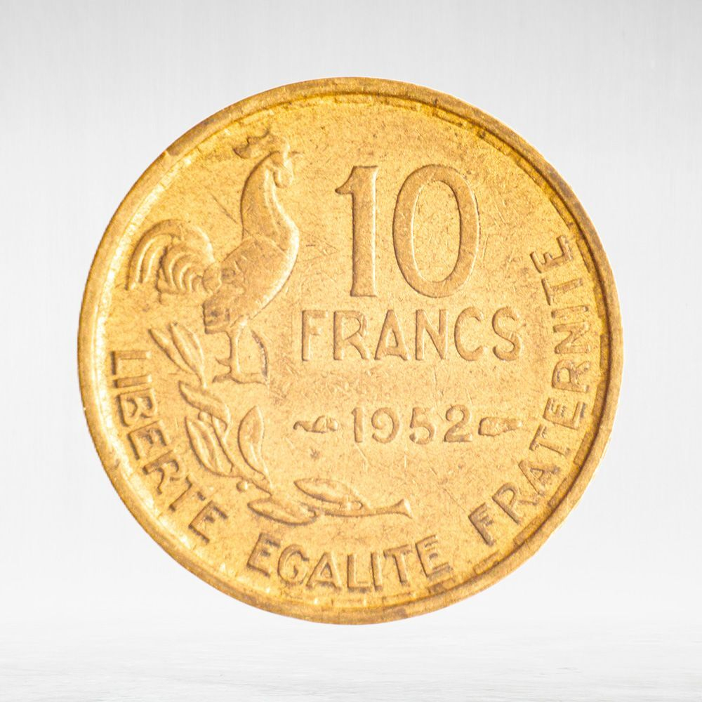 France, 10 Francs 1952 - Guiraud, VF