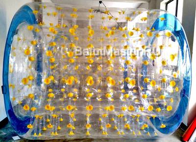 Бизнес-набор: Бассейн 7*7 м (1 шт), Водный роллер ПВХ (3 шт),насос (1 шт)