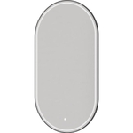 Зеркало овальное Armadi Art Modern 60*110 568-GM подсветка, сенсор, антизапотевание, GUN METAL