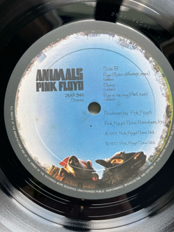 Винтажная виниловая пластинка LP Pink Floyd Animals (Япония 1977) (Оби, Стикер)