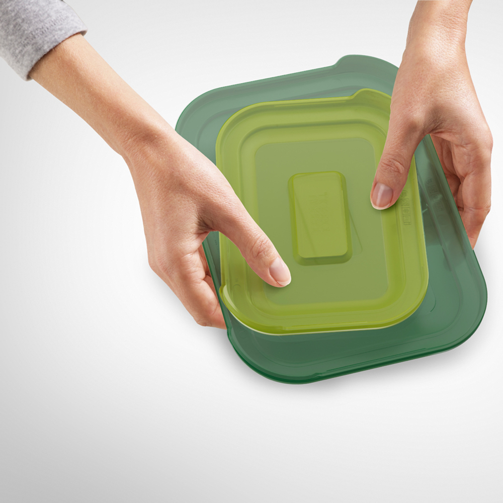 Набор из 4-х контейнеров Nest стеклянный