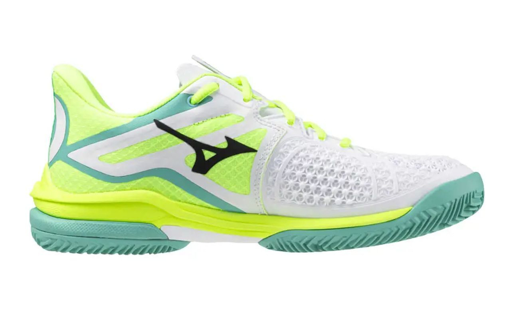 Женские Кроссовки теннисные Mizuno Wave Exceed Tour 6 CC - белый