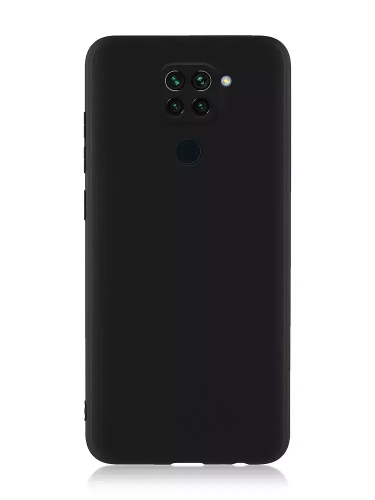 Накладка Xiaomi Redmi Note 9 силикон матовый черный Cherry