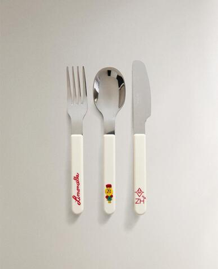 ZARA HOME X THE ANIMALS OBSERVATORY ДЕТСКИЙ КОМПЛЕКТ СТОЛОВЫХ ПРИБОРОВ, РАЗНОЦВЕТНЫЙ