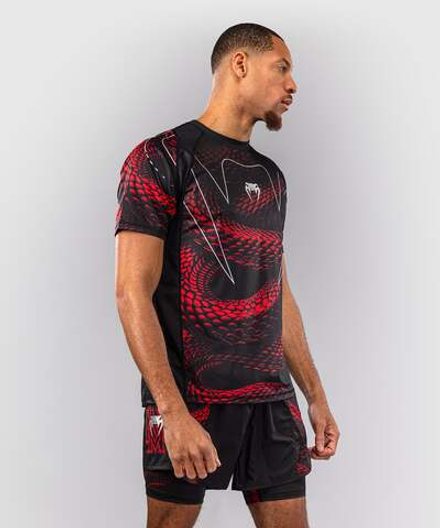 Футболка спортивная Venum Matupa Black/Red/Silver