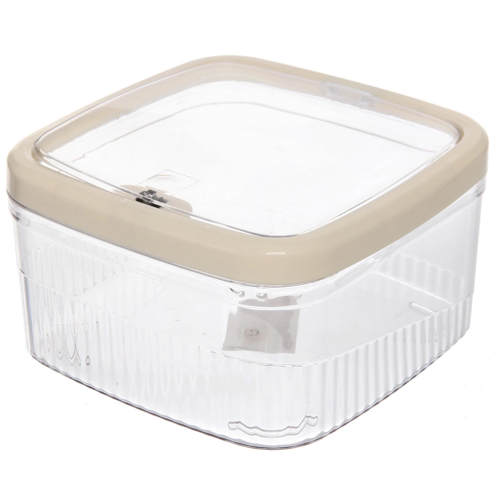 Контейнер для мусора»Стайл»1,6л прозрачный 163