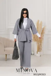 Костюм 2023-синій меланж Minova