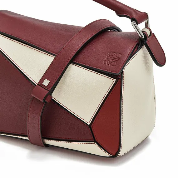 Сумка Loewe Puzzle Small Bag Wine/garnet
