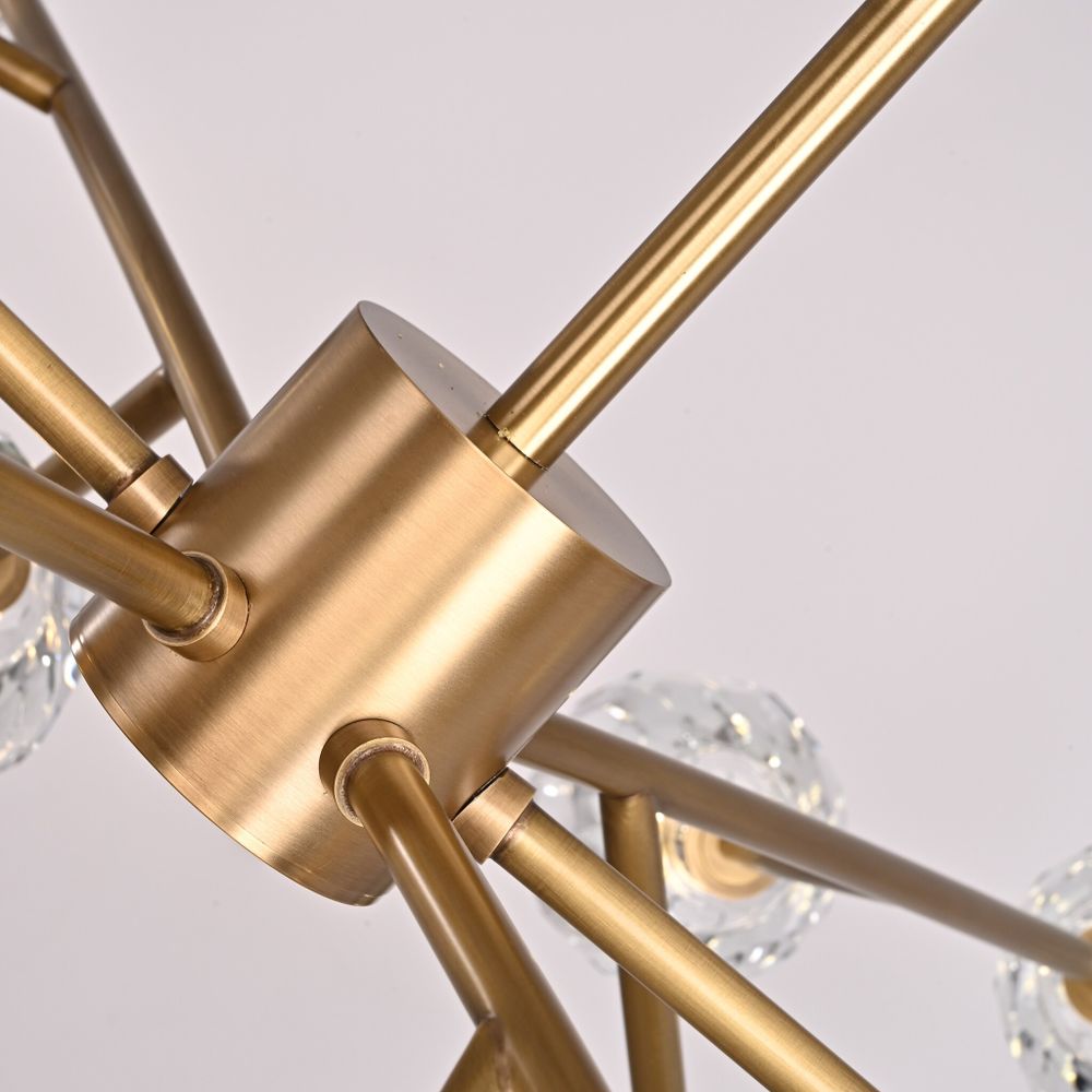 Люстра На Штанге Boule De Cristal Round Chandelier 18 By Imperiumloft