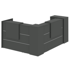 Onix Ресепшн O.R-K-27 Антрацит 1968*2573*1187