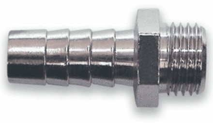 ASTUROMEC ПЕРЕХОДНИК A107/5 резьбовой елочка 6мм M1/4"