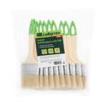 Кисть флейцевая, 70*8, натуральная щетина, пластиковая ручка, 10шт Сибртех