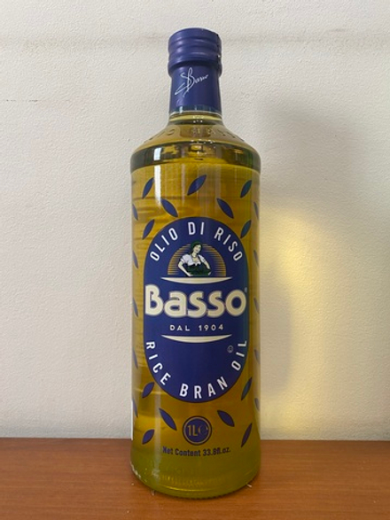 Масло рисовое рафинированное BASSO 1 л, Италия