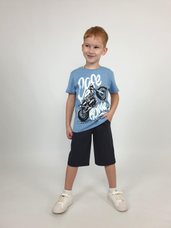 01-154-2 Комплект для мальчика (джемпер+шорты)