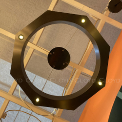 Люстра Cloyd BRADIS C1 / Ø60 см - черный (арт.11369)