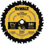 Диск пильный твердосплавный 184мм х 16 мм 24 зуба быстрый рез Dewalt DWA171424 БЕЗ БЛИСТЕРА