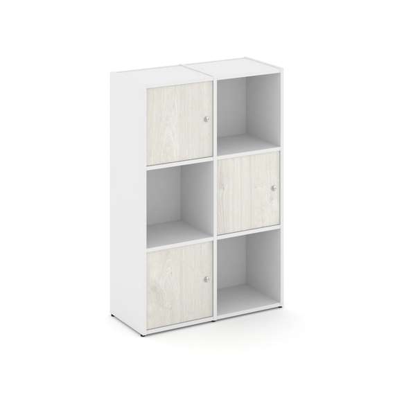 Locker plus Комплект №2 LK.K-002 Белый/Дуб Наварра 798*350*1203