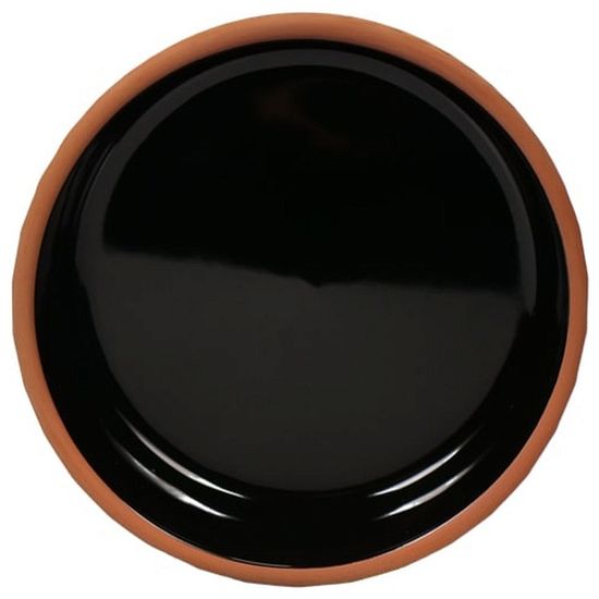 Mr.Kranch Миска "Bamboo" керамическая коричневая на бамбуковой подставке, 530мл