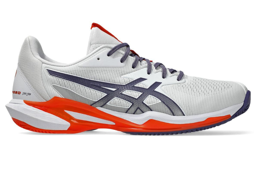 Мужские кроссовки теннисные Asics Solution Speed FF 3 Clay - белый
