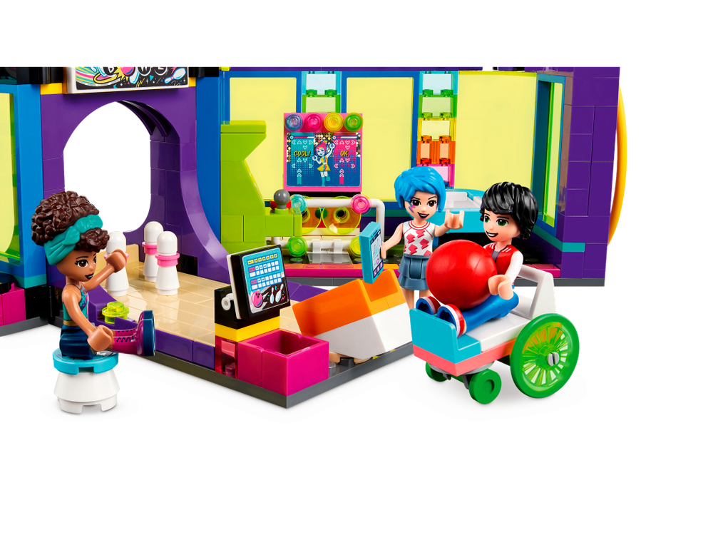 LEGO Friends 41708 Диско-аркада для роллеров — игровой центр, аттракционы