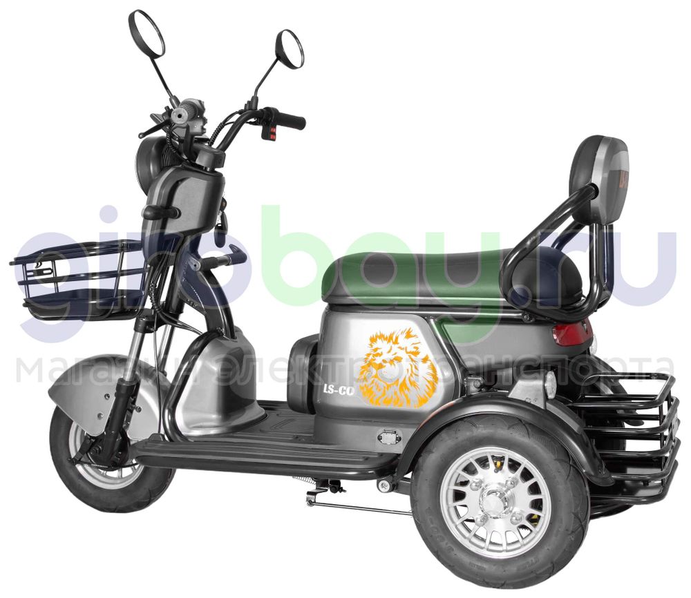 Электроскутер LS-CO KTX 1000W (60V/20Ah) - Серый фото №4