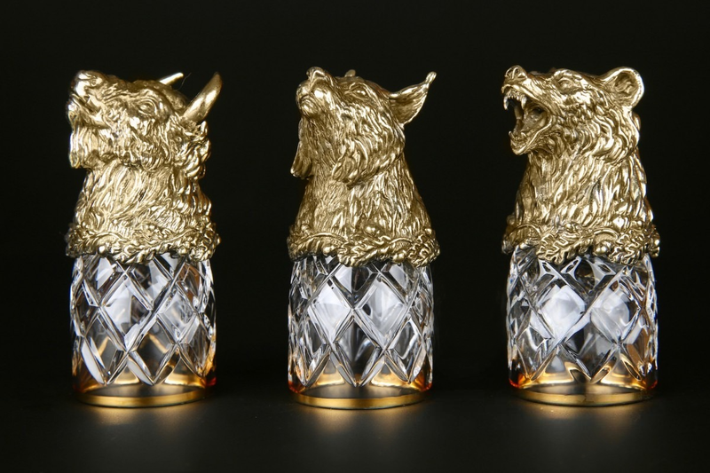 Набор стопок "Звери" в подарочной коробке