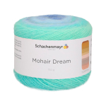 Пряжа "Mohair Dream" 00085 Желтый/зеленый/серый/синий