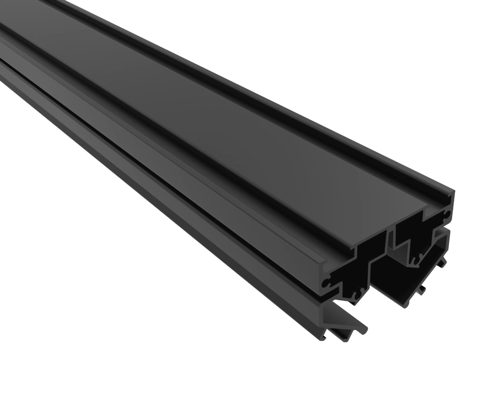 Встраиваемый магнитный шинопровод в натяжной ПВХ потолок Crystal Lux CLT 0.136 01 L2000 BL