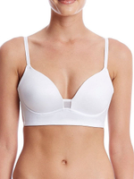 Удлиненный бескаркасный бюстгальтер-бралетт с гладкими чашками (Размер: 75A) (Цвет: синий)