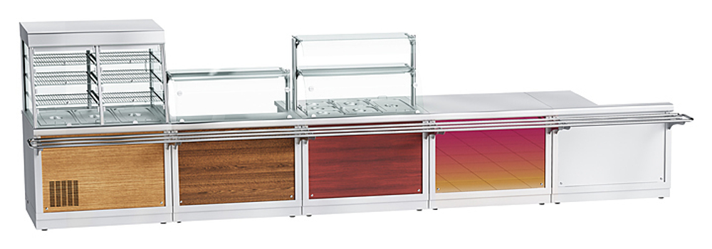 Прилавок для столовых приборов и подносов Abat ПСПХ-70Х